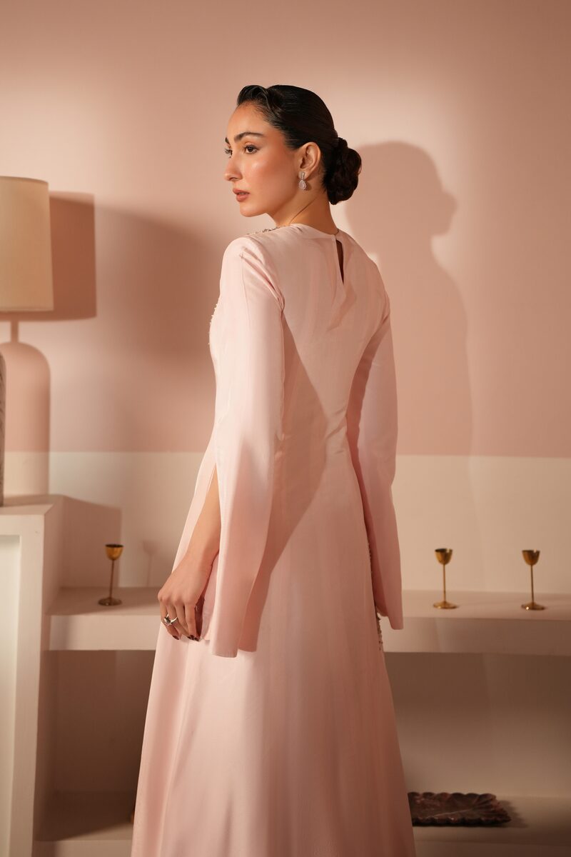 Anum, blush bridal gown