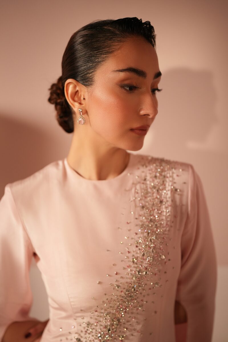 Anum, blush bridal gown
