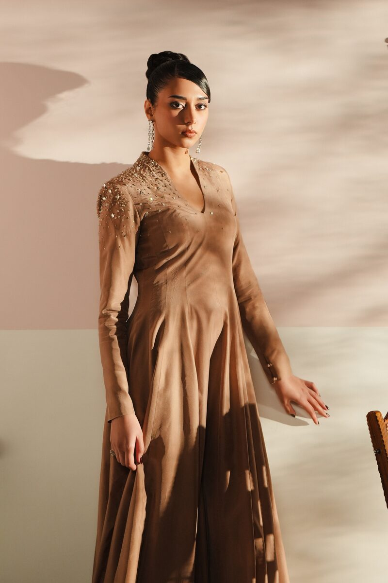 Maison Dune, camel gown