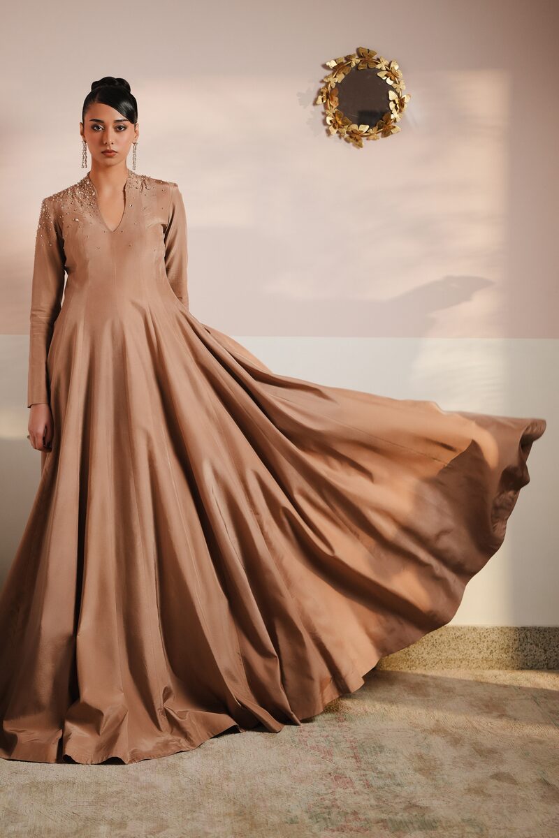 Maison Dune, camel gown