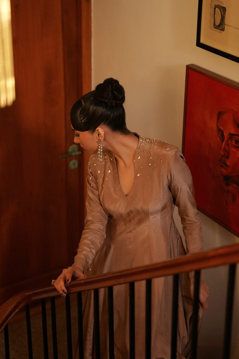 Maison Dune, camel gown